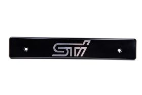 TurboXS STI Black License Plate Delete for 2015-2017 Subaru WRX Base/LTD/Premium Turbo - WS15-LPD-BLK-STI