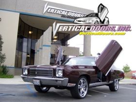 1970-1972 Chevy Monte Carlo Bolt-On Vertical Door Conversion Kit - VDI-VDCCHEVYMC7072