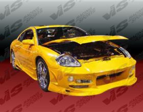 2000-2005 Mitsubishi Eclipse Ballistix Front Bumper by ViS - VIS-00MTECL2DBX-001