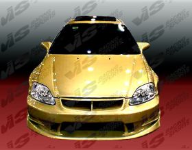 1996-1998 Honda Civic 2/4dr/HB Ballistix Front Bumper by ViS - VIS-96HDCVC2DBX-001