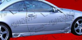 2000-2006 Mercedes CL-Class W215 2dr Laser F1 FRP Side Skirts by ViS - VIS-00MEW2152DLF1-004