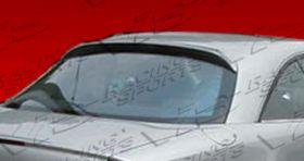 2000-2006 Mercedes CL-Class W215 2dr FRP Laser F1 Rear Roof Wing - VIS-00MEW2152DLSF1-023