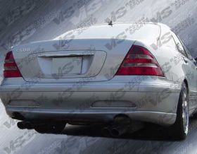 2000-2006 Mercedes W220 S Class 4dr Laser Style Rear Bumper by ViS - 00MEW2204DLS-002