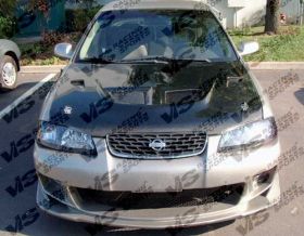 2000-2003 Nissan Sentra Ballistix Front Bumper by ViS - VIS-00NSSEN4DBX-001