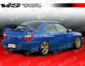 2002-2003 Subaru WRX 4dr Zyclone 2 Style Rear Lip by ViS - 02SBWRX4DZC2-002