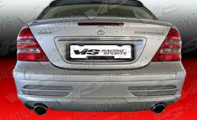 2001-2007 Mercedes C-Class W203 4dr Laser 2 FRP Rear Bumper by ViS - VIS-01MEW2034DLS0-002