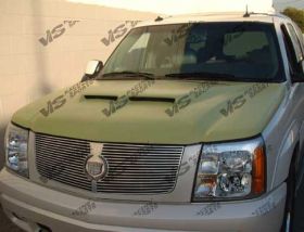 2002-2006 Cadillac Escalade Outlaw 2 Fiberglass Hood - VIS-02CAESCDOL2-010