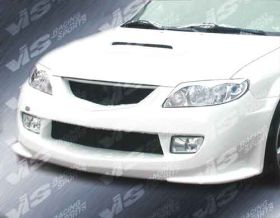 2001-2004 Mazda Protege&#39 4dr TechnoR Front Bumper by ViS - VIS-01MZ3234DTNR-001