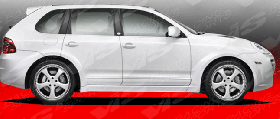 2002-2006 Porsche Cayenne 4dr A Tech Side Skirts by ViS - VIS-02PSCAY4DATH-004