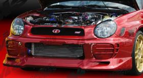 2002-2003 Subaru Impreza WRX 4dr Terminator FRP Front Lip Spoiler - VIS-02SBWRX4DTM-011