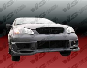 2003-2007 Toyota Corolla Cyber Front Bumper by ViS - VIS-03TYCOR4DCY-001
