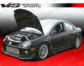 2003-2005 Dodge SRT-4 V-Spec Carbon Fiber Front Lip Spoiler - VIS-03DGNEOSRTVSP-011C