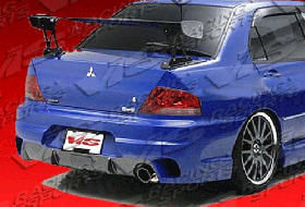 2003-2007 Mitsubishi EVO VIII IX 4dr Wings Rear Bumper by ViS - VIS-03MTEV84DWIN-002