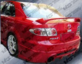 2003-2007 Mazda 6 4dr Sedan Cyber Style Rear Bumper by ViS - 03MZ64DCY-002