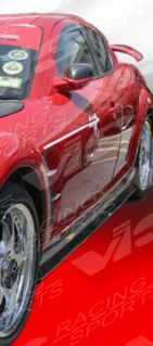 2003-2008 Mazda RX-8 4dr A Spec Carbon Fiber Side Skirts by ViS - VIS-03MZRX82DASC-004C
