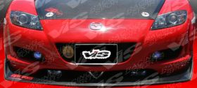 2003-2008 Mazda RX-8 4dr A Spec Carbon Fiber Front Lip by ViS - VIS-03MZRX82DASC-011C