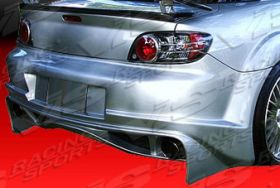 2003-2008 Mazda RX-8 Invader FRP Rear Bumper by ViS - VIS-03MZRX82DINV-002