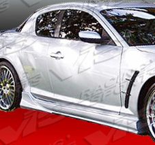 2003-2008 Mazda RX-8 Invader FRP Side Skirts by ViS - VIS-03MZRX82DINV-004