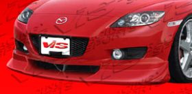 2003-2008 Mazda RX-8 Invader 2 Poly Urethane Front Lip by ViS - VIS-03MZRX82DINV2-011P