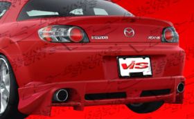 2003-2008 Mazda RX-8 Invader 2 Poly Urethane Rear Lip Spoiler by ViS - VIS-03MZRX82DINV2-012P