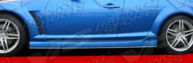 2003-2008 Mazda RX-8 Magnum Poly Urethane Side Skirts by ViS - VIS-03MZRX82DMAG-004P