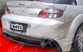 2003-2008 Mazda RX-8 Wings FRP Rear Bumper by ViS - VIS-03MZRX82DWIN-002
