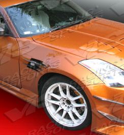 2003-2007 Nissan 350Z 2dr Blade FRP Front Fenders by ViS - VIS-03NS3502DBLD-007