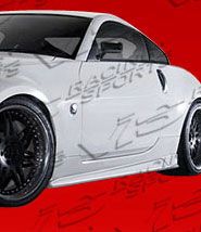 2003-2005 Nissan 350Z J Speed Poly Urethane Side Skirts by ViS - VIS-03NS3502DJSP-004P