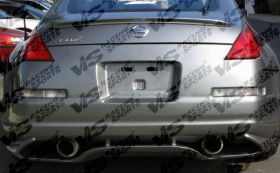 2003-2006 Nissan 350Z 2dr Spike FRP Rear Lip Spoiler by ViS - VIS-03NS3502DSPK-012