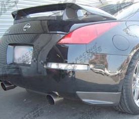 2003-2006 Nissan 350Z 2dr Techno R FRP Rear Aprons by ViS - VIS-03NS3502DTNR-012