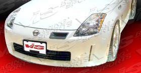 2003-2008 Nissan 350Z 2dr Techno R Carbon Fiber Bumper Intake Duct - VIS-03NS3502DTNR-131C