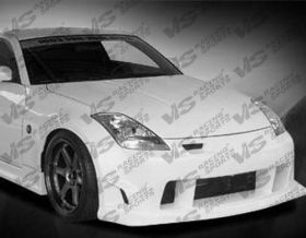 2003-2006 Nissan 350Z Wings Front Bumper by ViS - VIS-03NS3502DWIN-001