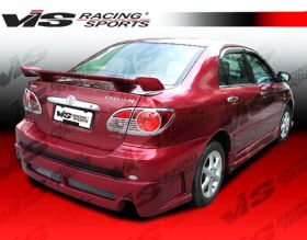 2003-2008 Toyota Corolla 4dr Fuzion Style Rear Bumper by ViS - 03TYCOR4DFUZ-002