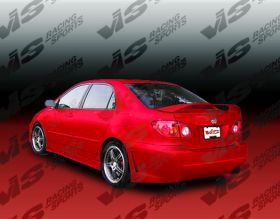 2003-2008 Toyota Corolla 4dr TSC Style Rear Bumper by ViS - 03TYCOR4DTSC3-002