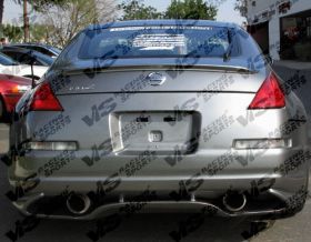 2003-2008 Nissan 350z 2dr Spike Style Rear Lip by ViS - 03NS3502DSP-012