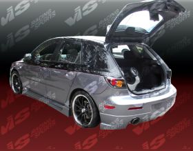 2004-2009 Mazda 3 2dr HB Viper Style Rear Bumper by ViS - 04MZ34DKSP-002