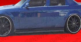 2005-2009 Chrysler 300 300C 4dr FRP VIP 4 Side Skirts by ViS - VIS-05CY3004DVIP4-004