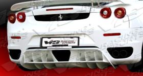 2005-2009 Ferrari F430 2dr FRP Euro Tech Rear Diffuser by ViS - VIS-05FR4302DET-012