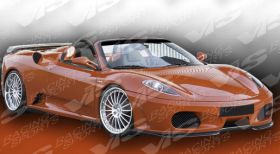 2005-2009 Ferrari F430 2dr FRP Euro Tech Ground Effects Kit by ViS - VIS-05FR4302DET-099