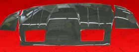 2005-2009 Ferrari F430 2dr N Tech Carbon Fiber Rear Diffuser by ViS - VIS-05FR4302DNTH-012C