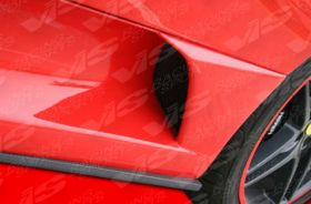 2005-2009 Ferrari F430 2dr Scuderia OEM Carbon Fiber Side Skirts ViS - VIS-05FR4302DSCU-004C