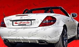 2005-2010 Mercedes SLK R171 2dr Euro Tech FRP Rear Bumper by ViS - VIS-05MER1712DET2K-004
