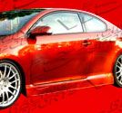 2005-2009 Scion tC J Speed Poly Urethane Side Skirts by ViS - VIS-05SNTC2DJSP-004P