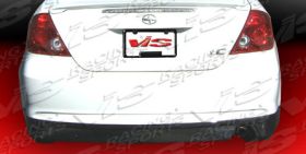 2005-2010 Scion tC Techno R Carbon Fiber Rear Lip by ViS - VIS-05SNTC2DTNR-011CR