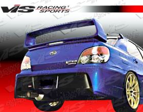 2006-2007 Subaru WRX 4dr Zyclone Style Rear Bumper by ViS - 04SBWRX4DZLY-002