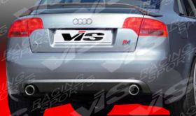 2006-2008 Audi A4 4d FRP C Tech Rear Lip Spoiler by ViS - VIS-06AUA44DCTH-012