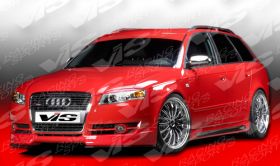 2006-2008 Audi A4 4d FRP R Tech Ground Effects Kit by ViS - VIS-06AUA44DRTH-099