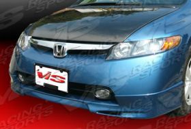 2006-2008 Honda Civic 4dr FRP Fuzion Front Lip Spoiler by ViS - VIS-06HDCVC2DFUZ-011