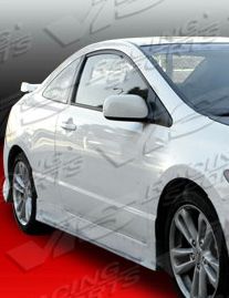 2006-2008 Honda Civic 2dr FRP N1 Side Skirts by ViS - VIS-06HDCVC2DN1-004