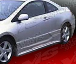 2006-2008 Honda Civic 2dr FRP Terminator Side Skirts by ViS - VIS-06HDCVC2DTM-004